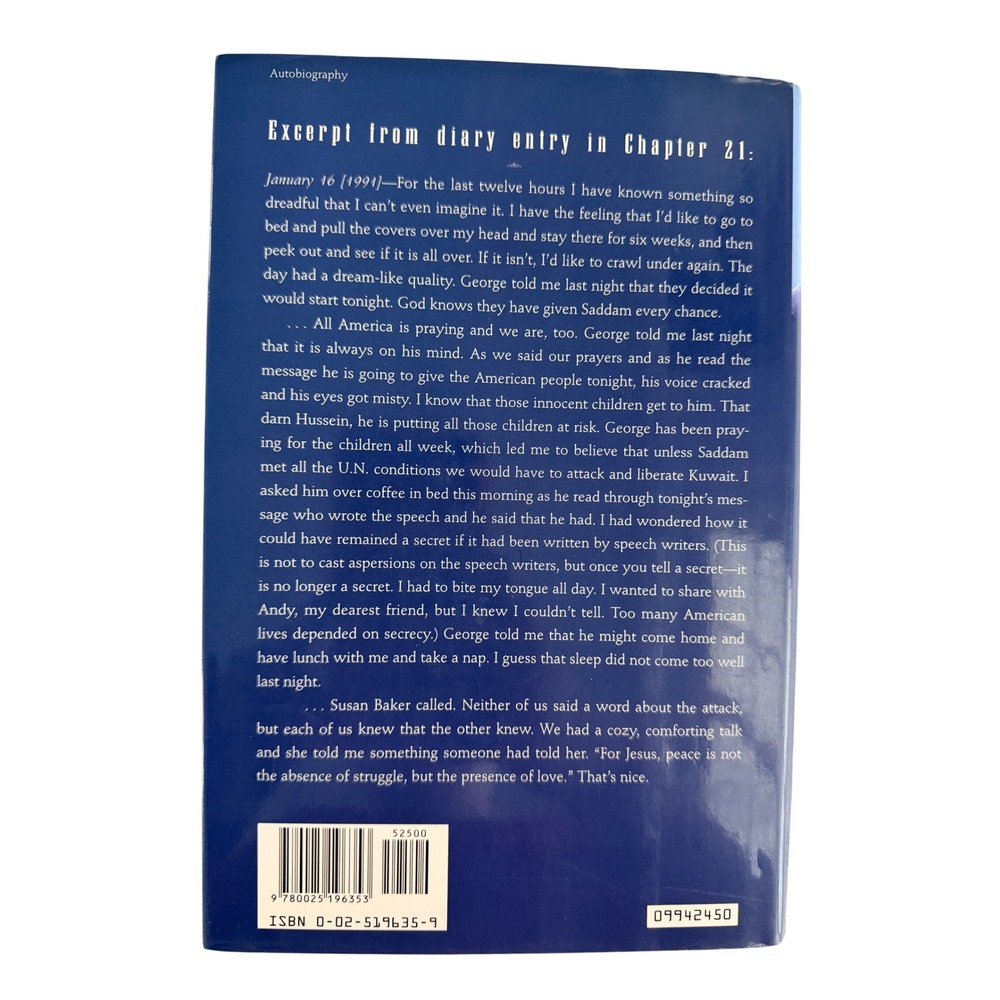 Barbara Bush A Memoir Hardcover First Edition 1994 Autobiography Biography Book - Picture 2 of 6